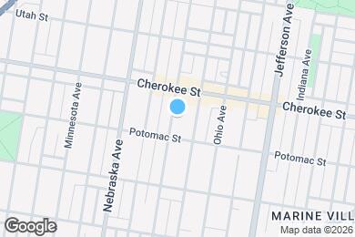 Map image of the property - 3438 California Ave