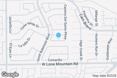 Map image of the property - 1532 Blanco Dr