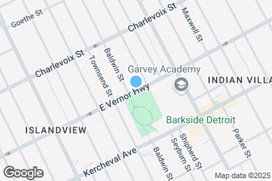 Map image of the property - 7711 E Vernor Hwy