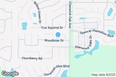 Map image of the property - 3726 Woodbriar Dr