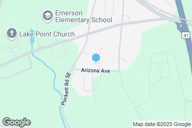 Map image of the property - 38 Arizona Ave