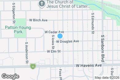 Map image of the property - 523 S Montana St