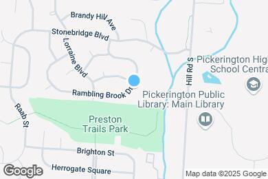 Map image of the property - 442 Rambling Brook Dr