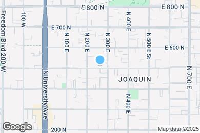 Map image of the property - 257 E 500 N