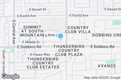 Map image of the property - 526 E Milada Dr