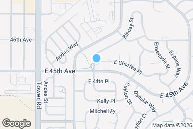 Map image of the property - 18900 E Chaffee Pl
