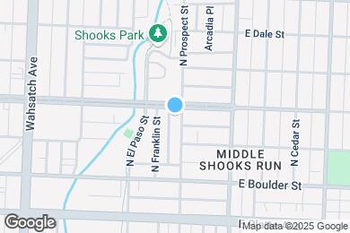 Map image of the property - 526 N Prospect St