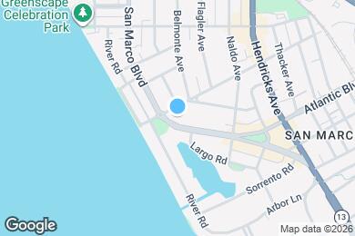 Map image of the property - 1821 San Marco Blvd