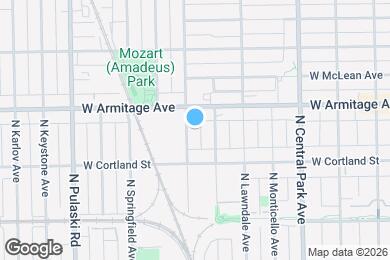 Map image of the property - 1937 N Hamlin Ave