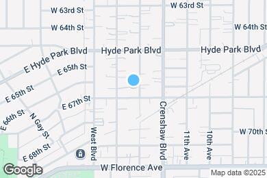 Map image of the property - 6611 S. Victoria Ave