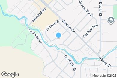 Map image of the property - 748 La Cruz Ln
