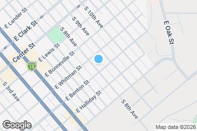 Map image of the property - 430 S 8th Ave