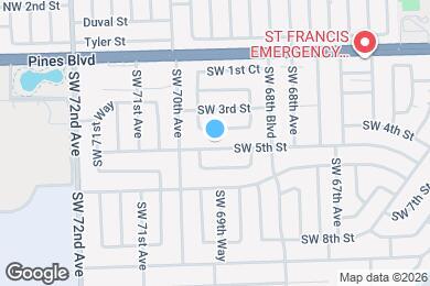 Map image of the property - 6941 SW 5th St