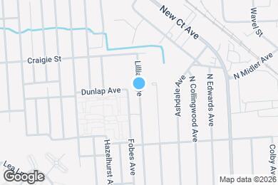 Map image of the property - 483 Lillian Ave