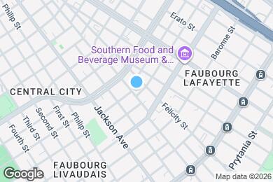 Map image of the property - 1821 S Rampart St