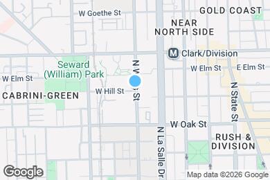 Map image of the property - 196 W Hill St