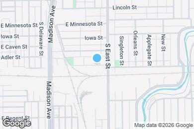 Map image of the property - 410 E Beecher St