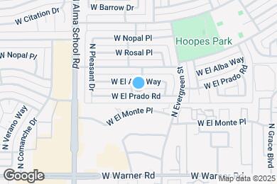 Map image of the property - 736 W El Prado Rd
