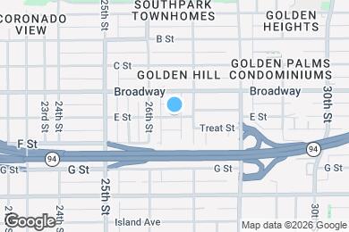 Map image of the property - 2662 E St