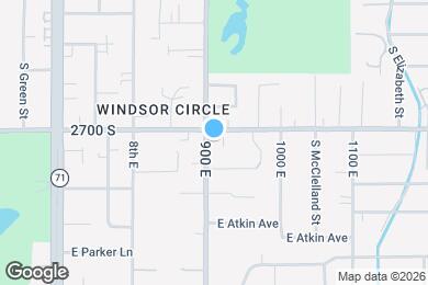 Map image of the property - 2713 S 900 E