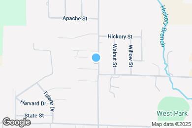 Map image of the property - 1115 N Texas St