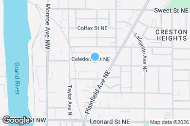 Map image of the property - 58 Caledonia St NE