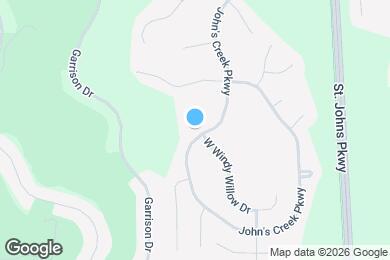 Map image of the property - 327 John's Creek Pkwy