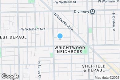 Map image of the property - 1133 W Drummond Pl