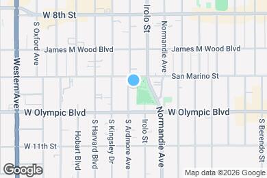 Map image of the property - 960 S Ardmore Ave
