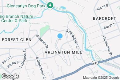 Map image of the property - 816 S Arlington Mill Dr