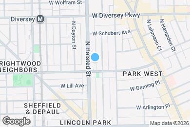 Map image of the property - 2615 N Halsted St