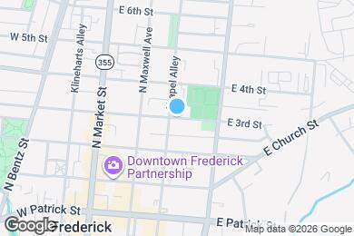 Map image of the property - 206 E 3rd St