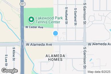 Map image of the property - 291 S Hoyt St