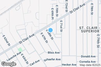 Map image of the property - 1043 E 68th St
