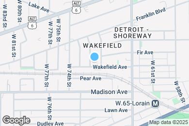 Map image of the property - 6914 Wakefield Ave