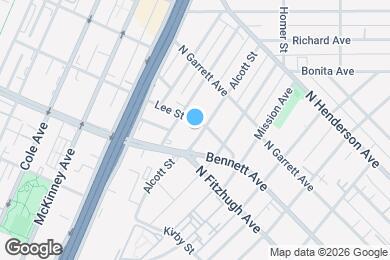 Map image of the property - Elegant Central Dallas home 2.5 blocks from Knox-Henderson