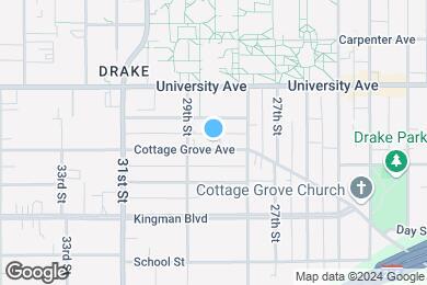 Map image of the property - 2813 Cottage Grove Ave