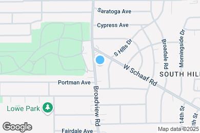 Map image of the property - South Hills