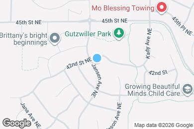 Map image of the property - 4184 Jansen Ave NE