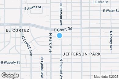 Map image of the property - 1048 E Edison St