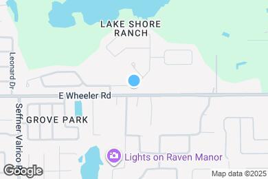 Map image of the property - 1215 Lake Shore Ranch Dr