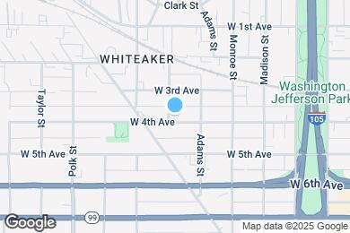 Map image of the property - 993 W 4th Ave