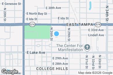 Map image of the property - 2607 Lindell Ave