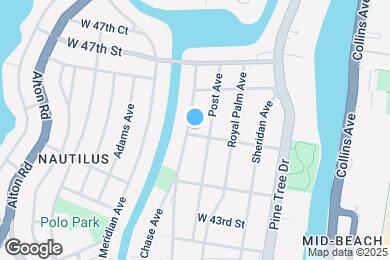 Map image of the property - 4501 Prairie Ave
