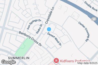 Map image of the property - 10232 Desert Wind Dr