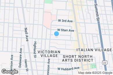Map image of the property - 116 W 2nd Ave