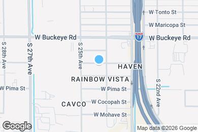 Map image of the property - 2413 W Yuma St