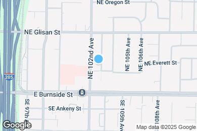 Map image of the property - 223 NE 103rd Ave