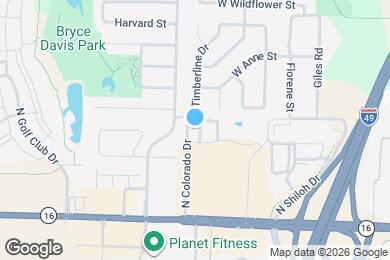 Map image of the property - 3230 W Montrail Pl