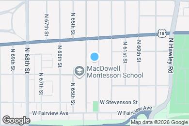 Map image of the property - 327 N 63rd St